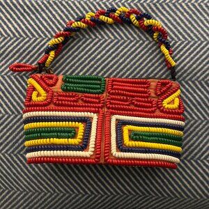 Vintage Telephone Cord purse from the 70's